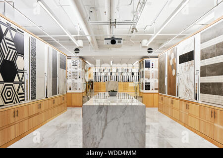 Moquette e pavimenti showroom , toronto Foto Stock