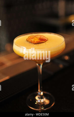 Pornostar Martini cocktail sul bar Top Foto Stock