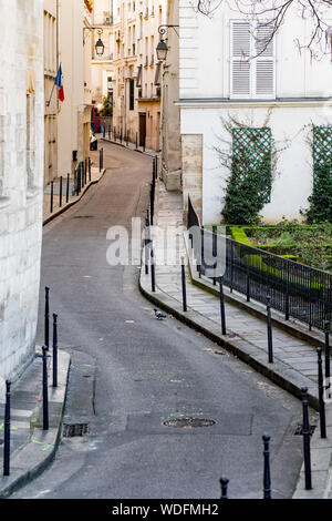 Strada vuota al mattino Foto Stock