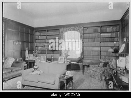 George St George, residence in smoking Park, New York. Abstract/medio: Collezione Gottscho-Schleisner Foto Stock