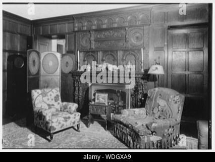 George St George, residence in smoking Park, New York. Abstract/medio: Collezione Gottscho-Schleisner Foto Stock