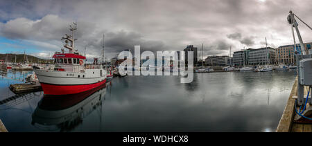 Bodo Harbour in Norvegia Foto Stock