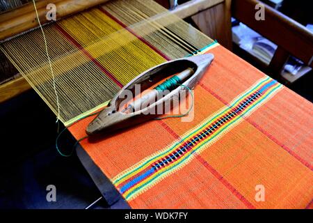 Telaio tipico- House Museum di Veliko Tarnovo - Bulgaria Foto Stock