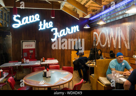 Down Home Diner salvare la fattoria Reading Terminal Market Philadelphia PA Foto Stock