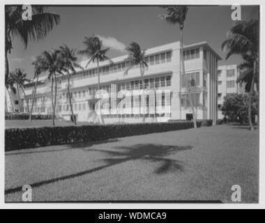 Buon Samaritano Hospital di West Palm Beach, Florida. Abstract/medio: Collezione Gottscho-Schleisner Foto Stock