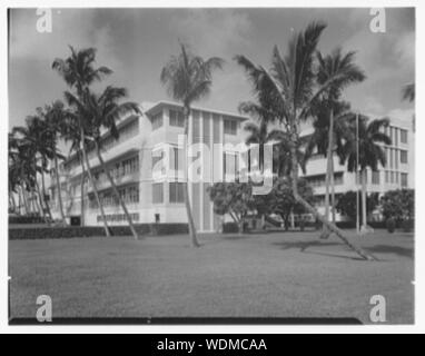 Buon Samaritano Hospital di West Palm Beach, Florida. Abstract/medio: Collezione Gottscho-Schleisner Foto Stock