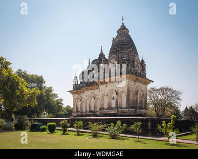 Khajuraho Gruppo di monumenti, Khajuraho, Madhya Pradesh, India, Asia Foto Stock