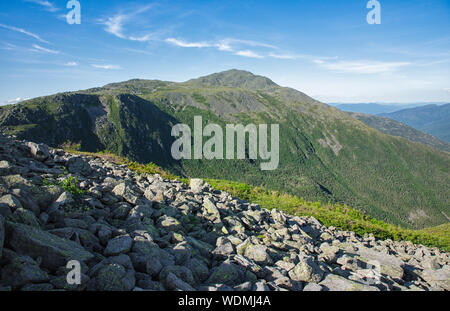 Il Monte Adams dal lungo i sei mariti Trail in Thompson e Meserve l'acquisto, New Hampshire durante i mesi estivi; parte della Ran presidenziale Foto Stock