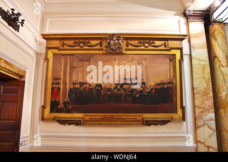 Il Municipio di Cardiff city, Galles Foto Stock