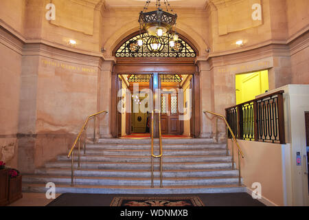 Il Municipio di Cardiff city, Galles Foto Stock