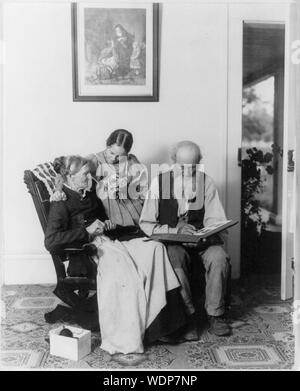 Nonna astratto di compleanno/medio: 1 stampa fotografica. Foto Stock