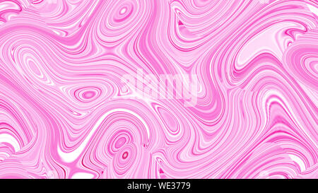 Vernice rosa in bianco acrilico diffusione movimento dinamico di pigmento in acqua Foto Stock