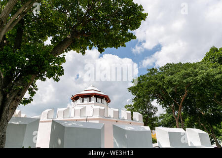 Mahakan Fort Storico e distintivo a Bangkok, in Thailandia Foto Stock