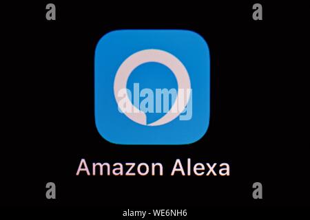 Amazon Alexa icona applicazioni Foto Stock