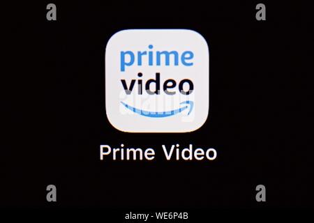 La perfezione del Amazon Video Icona app Foto Stock