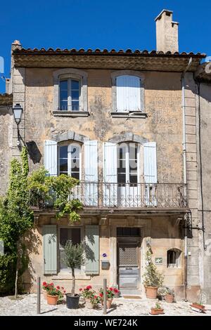 Francia, Vaucluse, riserva naturale regionale del Luberon, Saignon Foto Stock