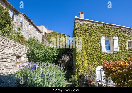 Francia, Vaucluse, riserva naturale regionale del Luberon, Saignon Foto Stock