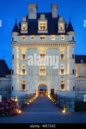 Francia, Indre, Berry, castelli della Loira, Chateau de Valencay Foto Stock