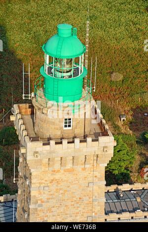 Francia, Cotes d'Armor, Plevenon, il Cap Frehel (vista aerea) Foto Stock