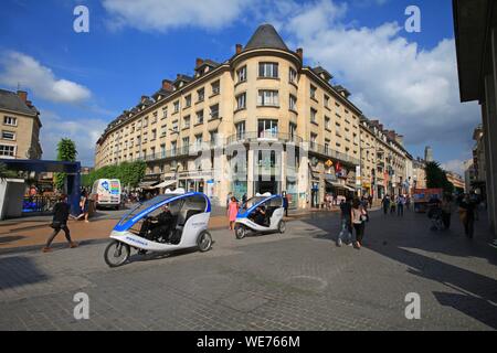 Francia, Somme, Amiens, Place Gambetta in Amiens Foto Stock