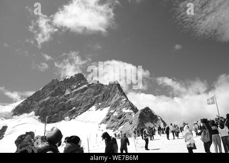 Ghiacciaio in Jungfrauregion Foto Stock