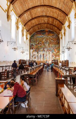 Messico, Michoacan stato, Patzcuaro, la libreria Foto Stock