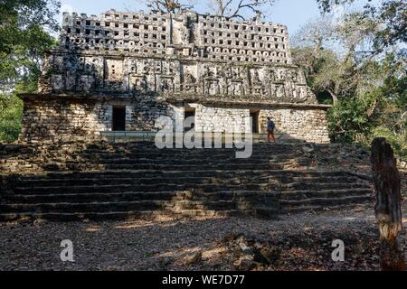 Messico, Chiapas, Yaxchilan, Maya sito archeologico, il grande acropoli Foto Stock