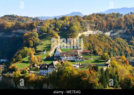 La Svizzera, nel Cantone di Friburgo, Friburgo, Montorge Convento Foto Stock