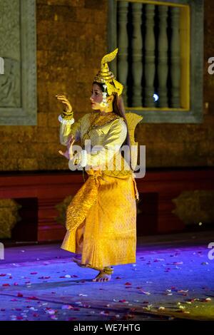 Cambogia, Phnom Penh, CLASSICO danza khmer Foto Stock