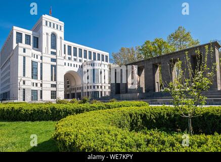 Armenia, Yerevan, Shahumyan Square, Ministero degli Affari Esteri Foto Stock