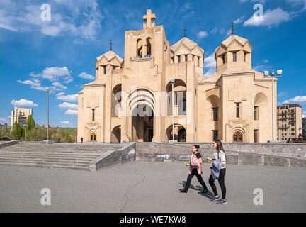 Armenia, Yerevan, san Gregorio Illuminatore Cattedrale completata nel 2001 Foto Stock
