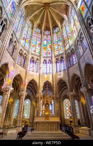 Francia, Seine Saint Denis, Saint Denis, la Basilica Cattedrale Foto Stock