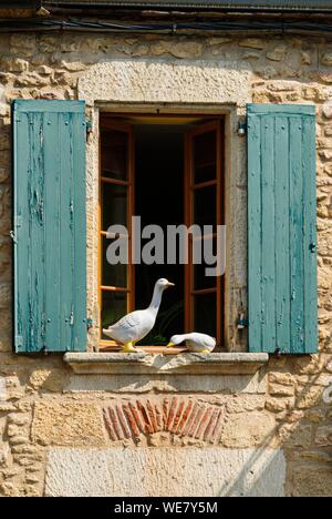 Francia, Dordogne, Siorac En Périgord Foto Stock