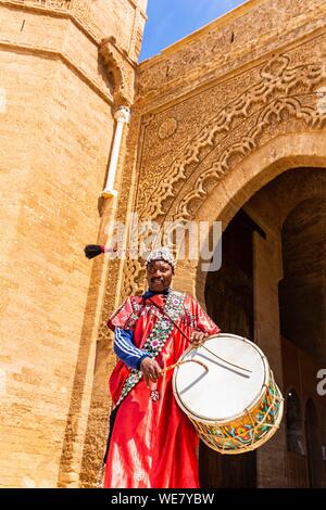 Il Marocco, Rabat, elencato come patrimonio mondiale dall UNESCO, il vecchio santuario musulmano di Chellah Foto Stock