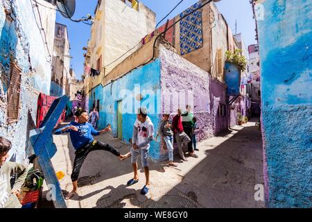 Il Marocco, Casablanca, vecchia medina Foto Stock