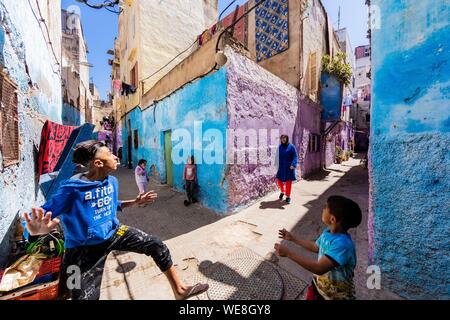 Il Marocco, Casablanca, vecchia medina Foto Stock