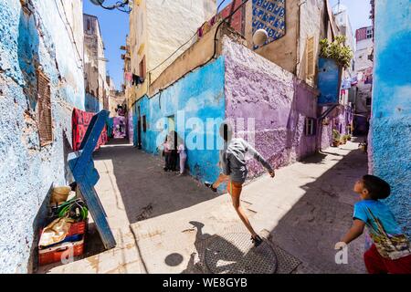 Il Marocco, Casablanca, vecchia medina Foto Stock