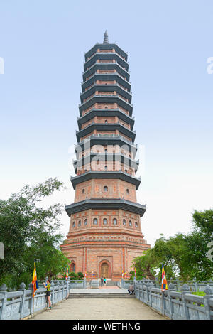 Bai Dinh Pagoda a Bai Dinh tempio spirituale e culturale, Complesso Ninh Binh Provincia, Vietnam Asia Foto Stock