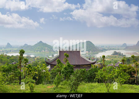 Bai Dinh tempio spirituale e culturale, Complesso Ninh Binh Provincia, Vietnam Asia Foto Stock