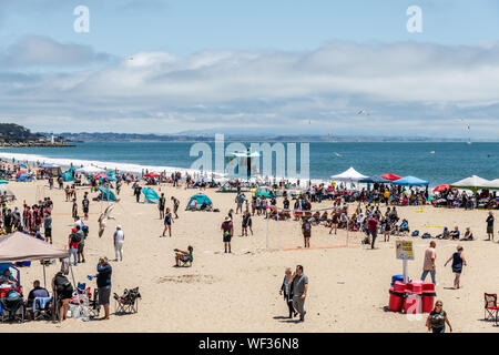 Santa Cruz, CA Beach Foto Stock
