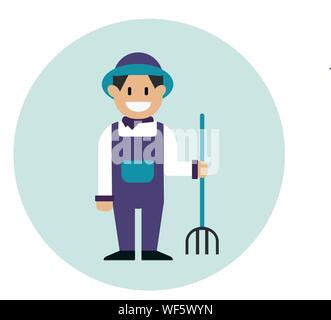 Carino ferret museruola. Vector design piatto illustrazione. Illustrazione Vettoriale