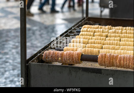 Mercatini di Natale a Praga Foto Stock