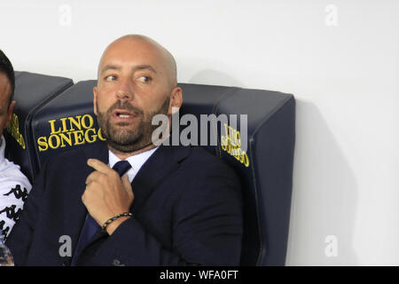 MISTER BUCCHI durante il Chievo Verona Vs Empoli, Verona, Italia, 30 Ago 2019, Calcio Calcio Italiano Serie B del campionato Gli uomini Foto Stock