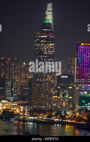 La torre Bitexco, Ho Chi Minh, Vietnam. Foto Stock