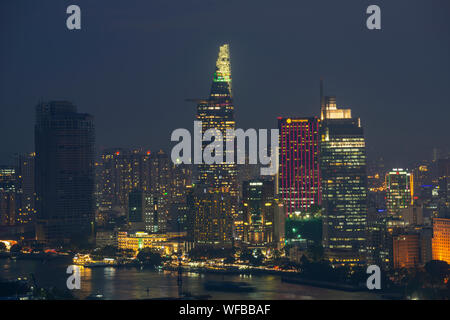 La torre Bitexco, Ho Chi Minh, Vietnam. Foto Stock