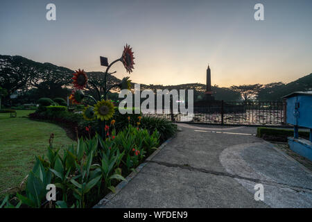 Monumen Tugu Balai Kota Alun Alun Malang situato nel centro della città Malang East Java Indonesia Foto Stock