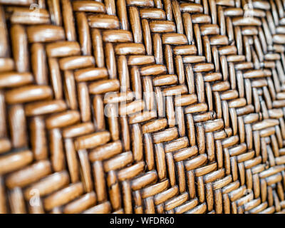 Textured design a spina di pesce di bamboo Foto Stock