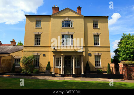 Burgage Manor (Lord Byron House), Burgage verde, southwell, Nottingham Foto Stock
