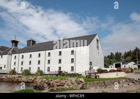 La Distilleria Laphroaig, Islay, Scozia Foto Stock