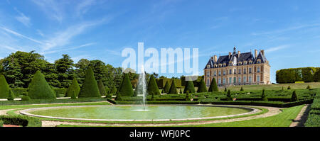 Chateau e parc de Sceaux in estate - Hauts-de-Seine, Francia Foto Stock